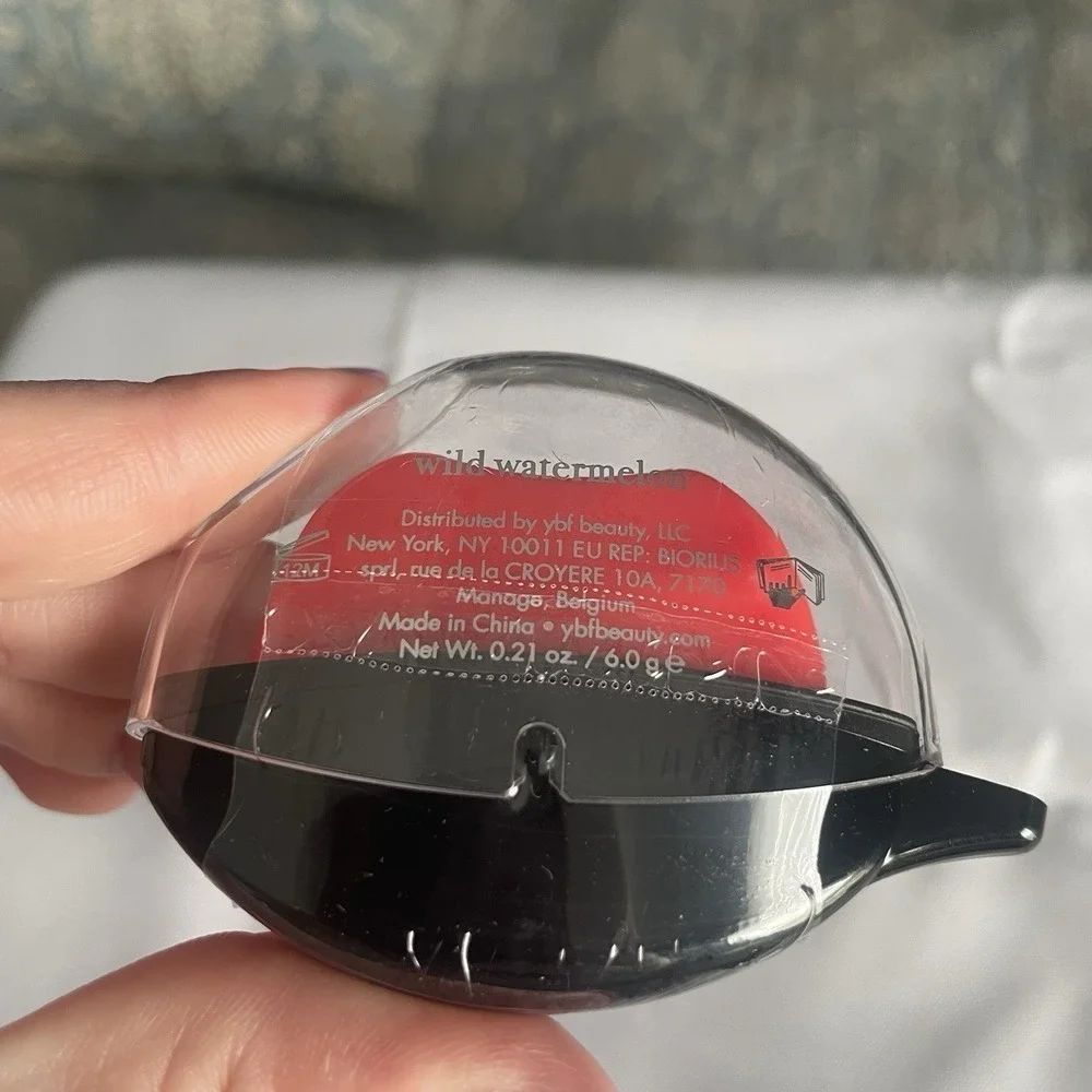 YBF Lip Mirage Mood Changing Lip Color Wild Watermelon Red New/Sealed Gloss Balm